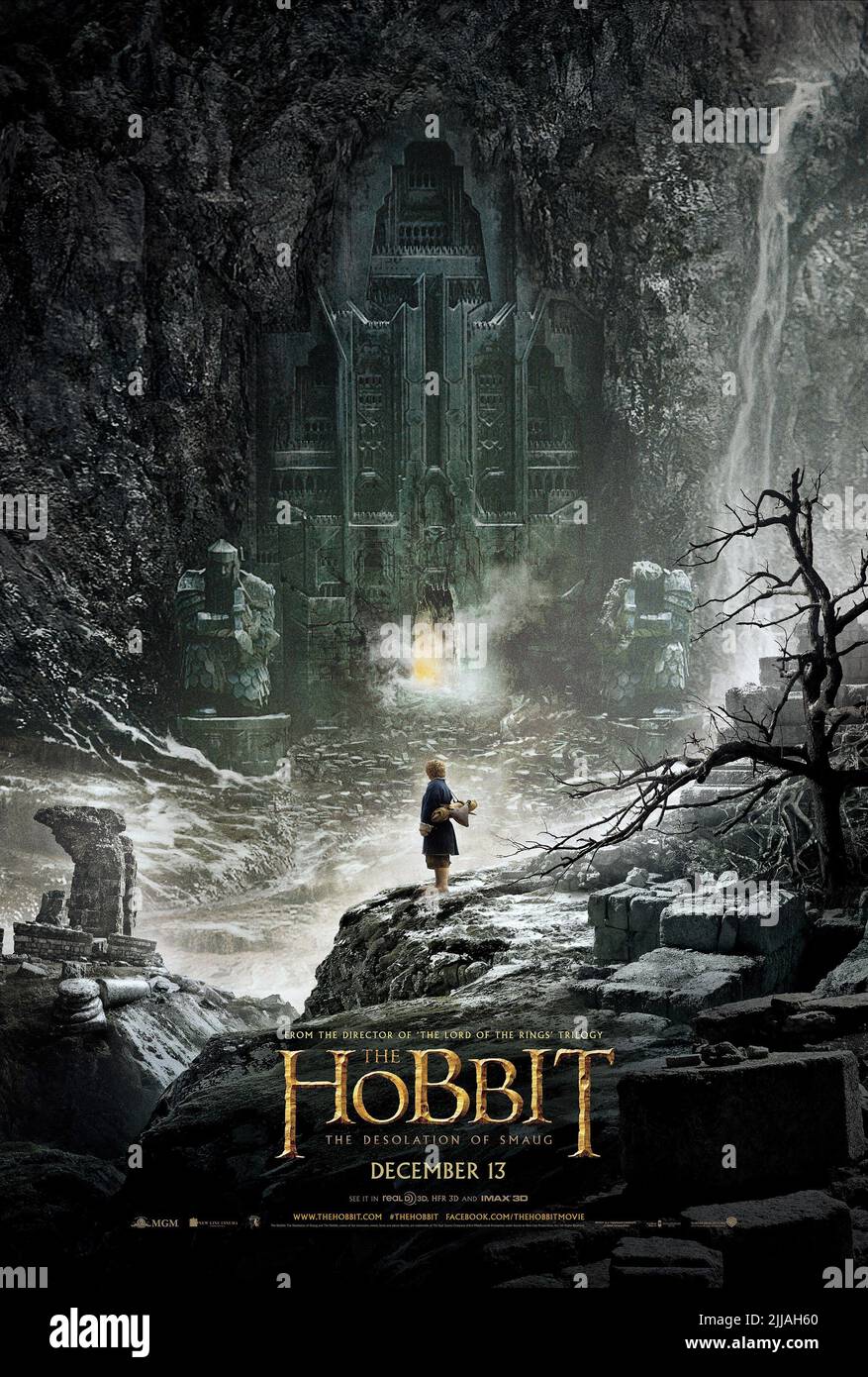 FILMPLAKAT, THE HOBBIT: THE DESOLATION OF SMAUG, 2013 Stockfoto