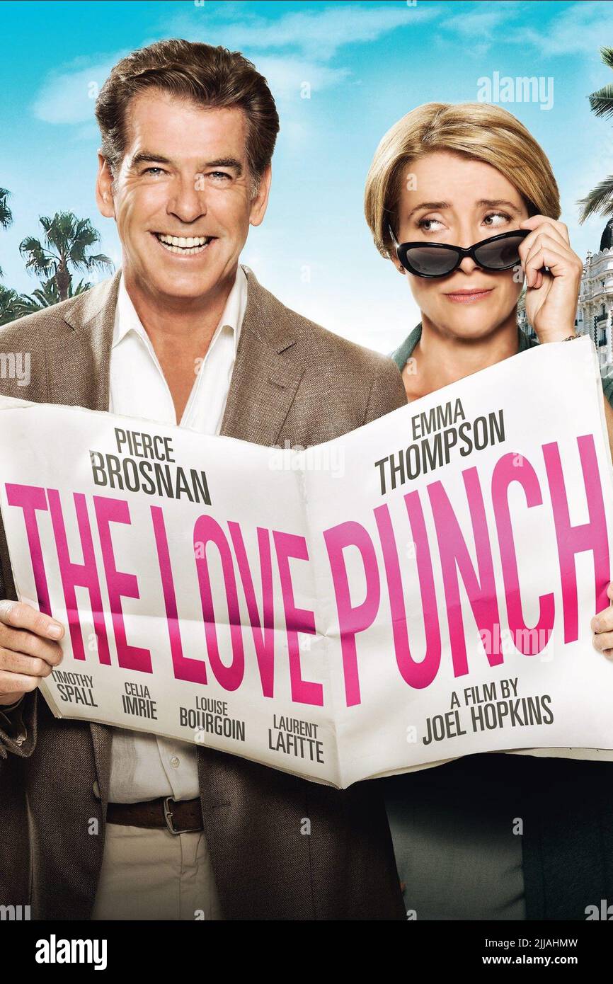 PIERCE BROSNAN, Emma Thompson, Poster, DIE LIEBE, PUNCH, 2013 Stockfoto