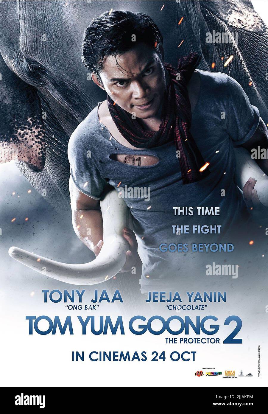 TONY JAA POSTER, WARRIOR KING 2, 2013 Stockfoto