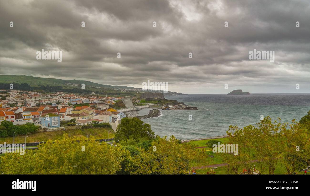 Die Terceira-Insel, eine der Inseln des portugiesischen Archipels, die azoren Stockfoto