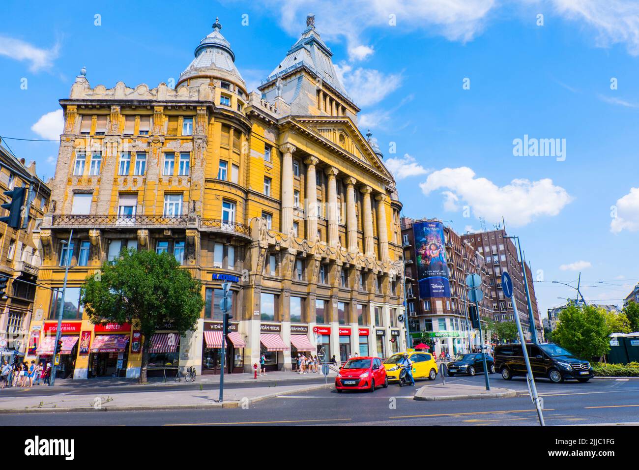 Karoly korut, Budapest, Ungarn Stockfoto