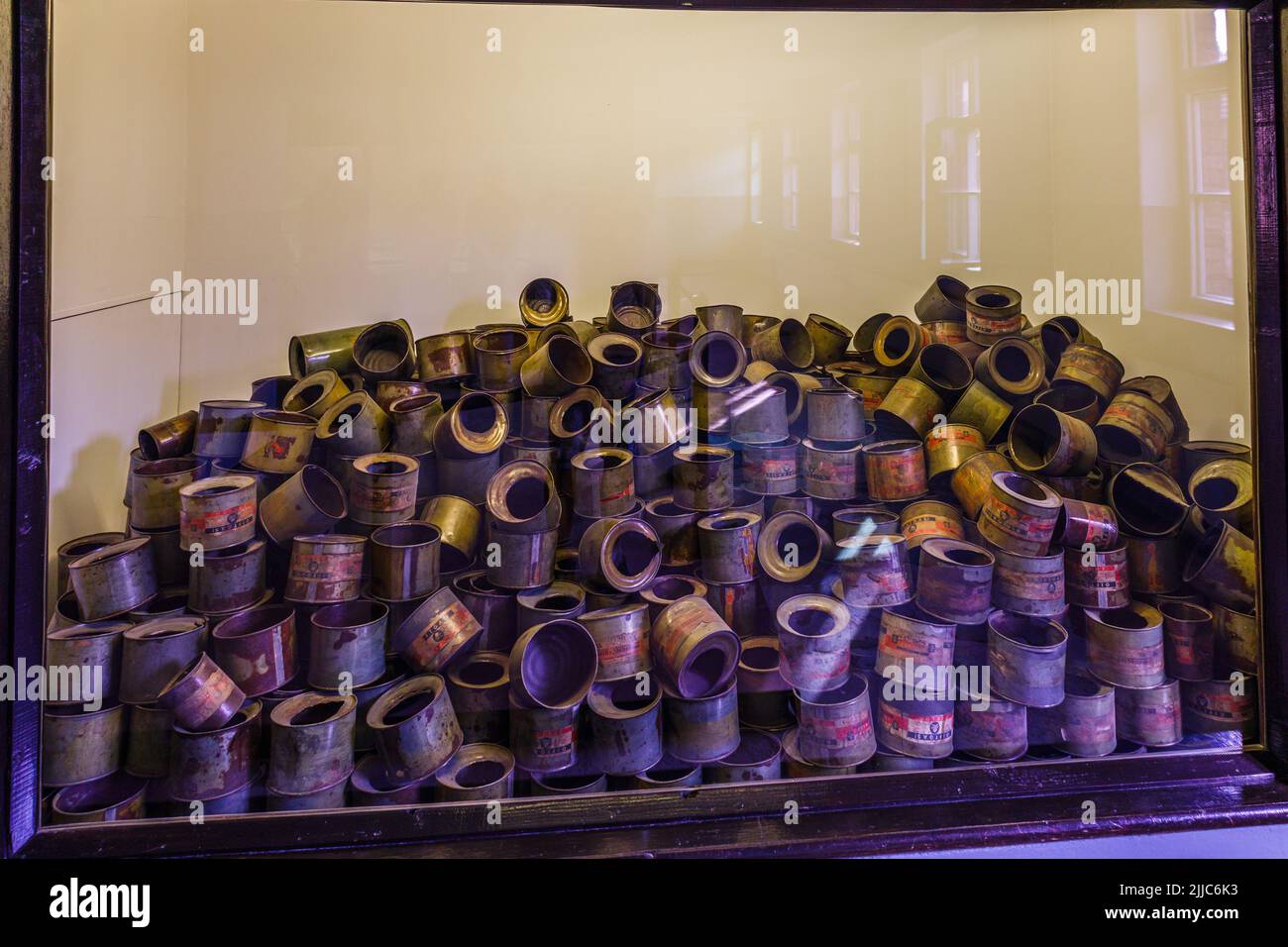 Auschwitz - KZ Birkenau. Oswiecim, Polen, 17. Juli 2022 Stockfoto