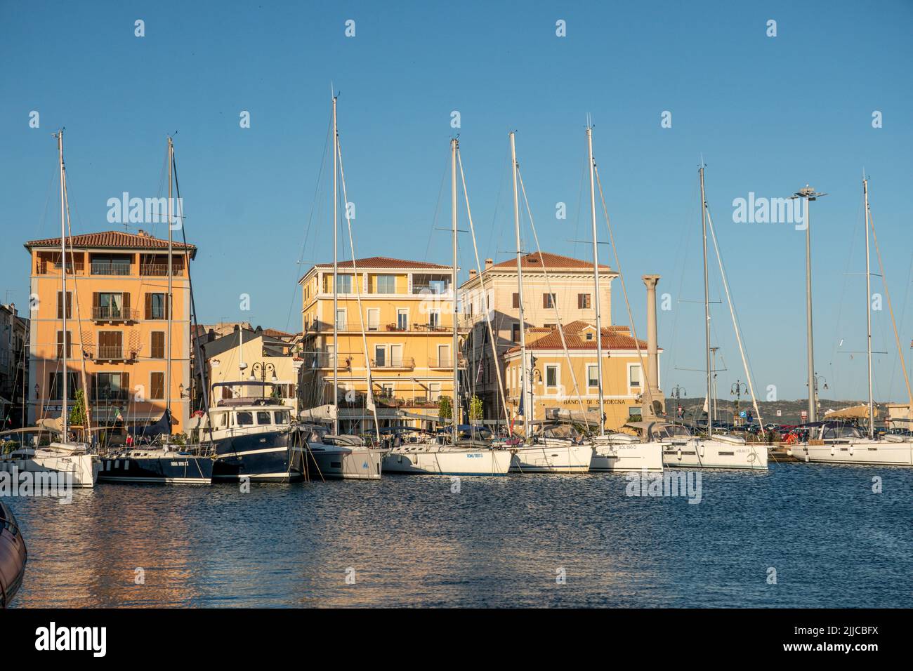 Hafen von Isloa La Maddalena , Sardinien, Italien, Europa Stockfoto