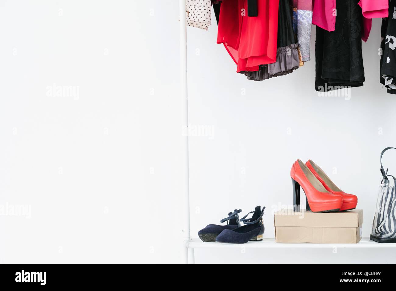 Mode Bekleidung Accessoires Style Trends Schuhe Stockfoto