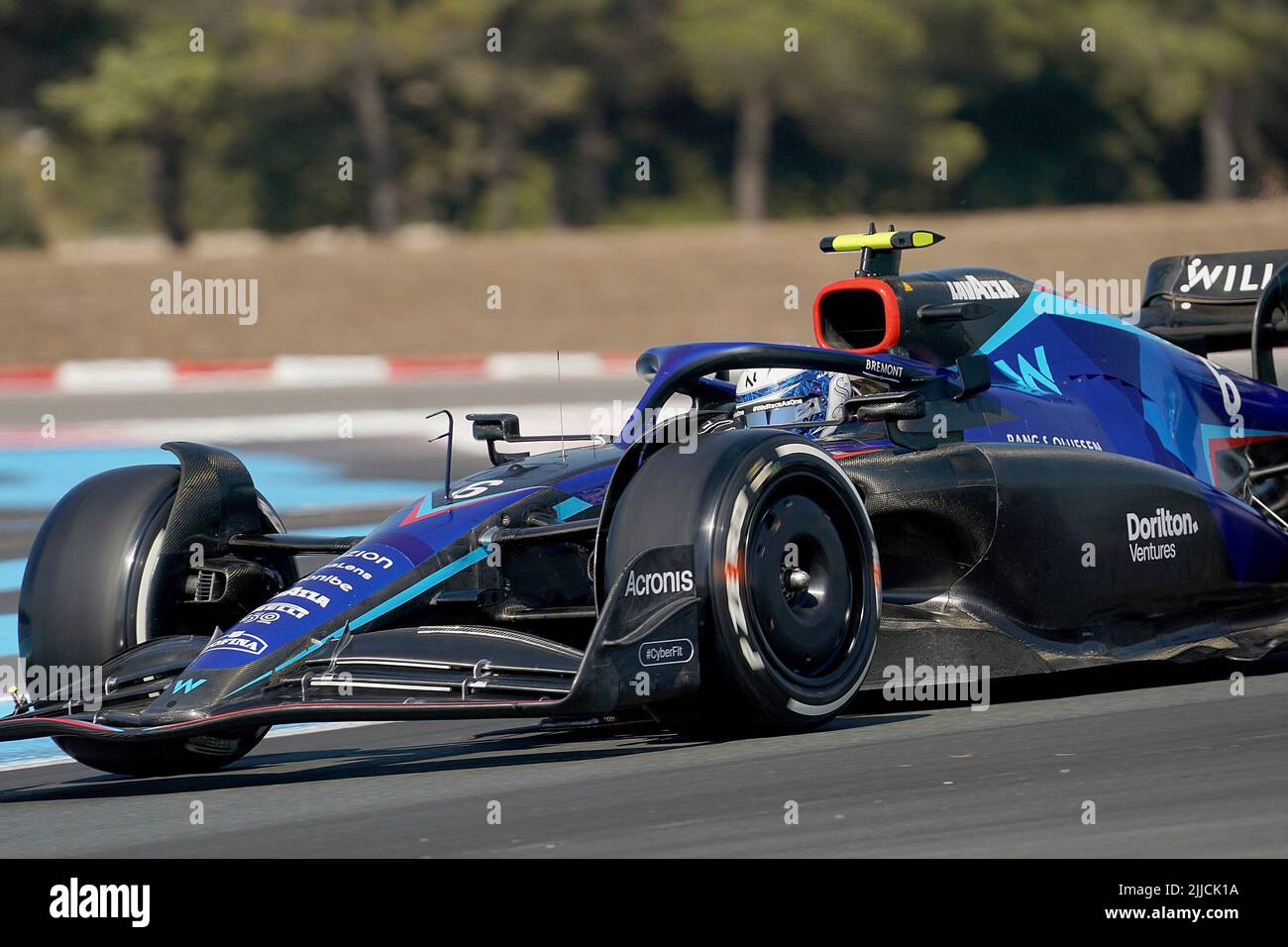 22.. Juli 2022, Circuit Paul Ricard, Le Castellet, FORMULA 1 LENOVO GRAND PRIX DE FRANCE 2021 , auf dem Bild Nichola Latifi (CAN), Williams Racing Stockfoto