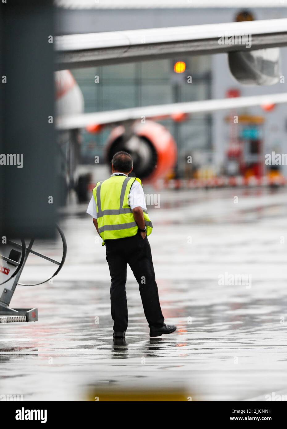 Flughafen Glasgow, Schottland Stockfoto