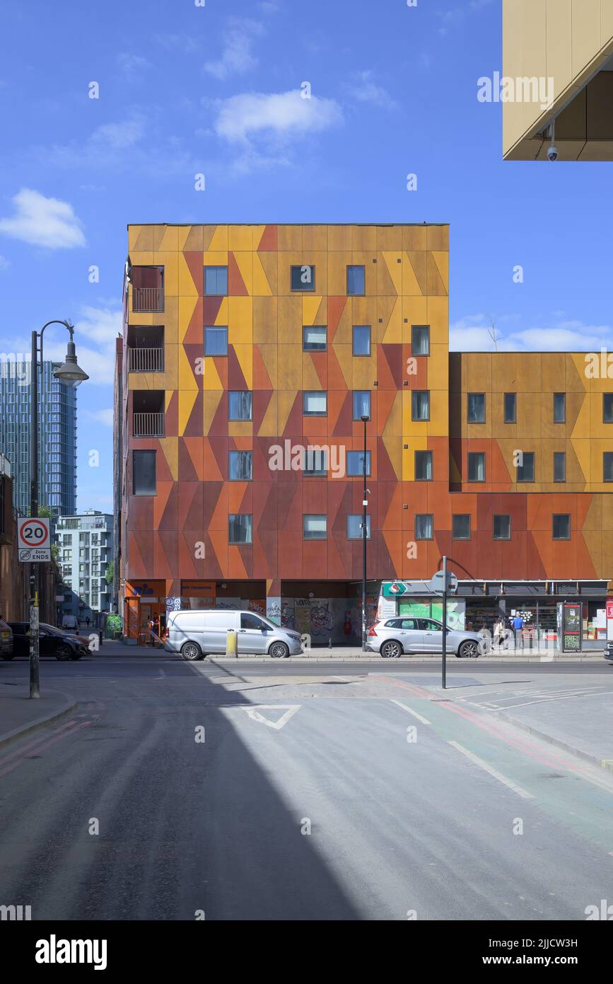 London, England, UK - Wohnen und gemischte Nutzung Gebäude von S333 Architecture & Urbanism Stockfoto