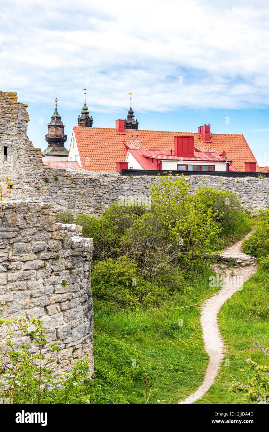 Blick Zur Stadtmauer Von Visby Victor Forssell main image 1