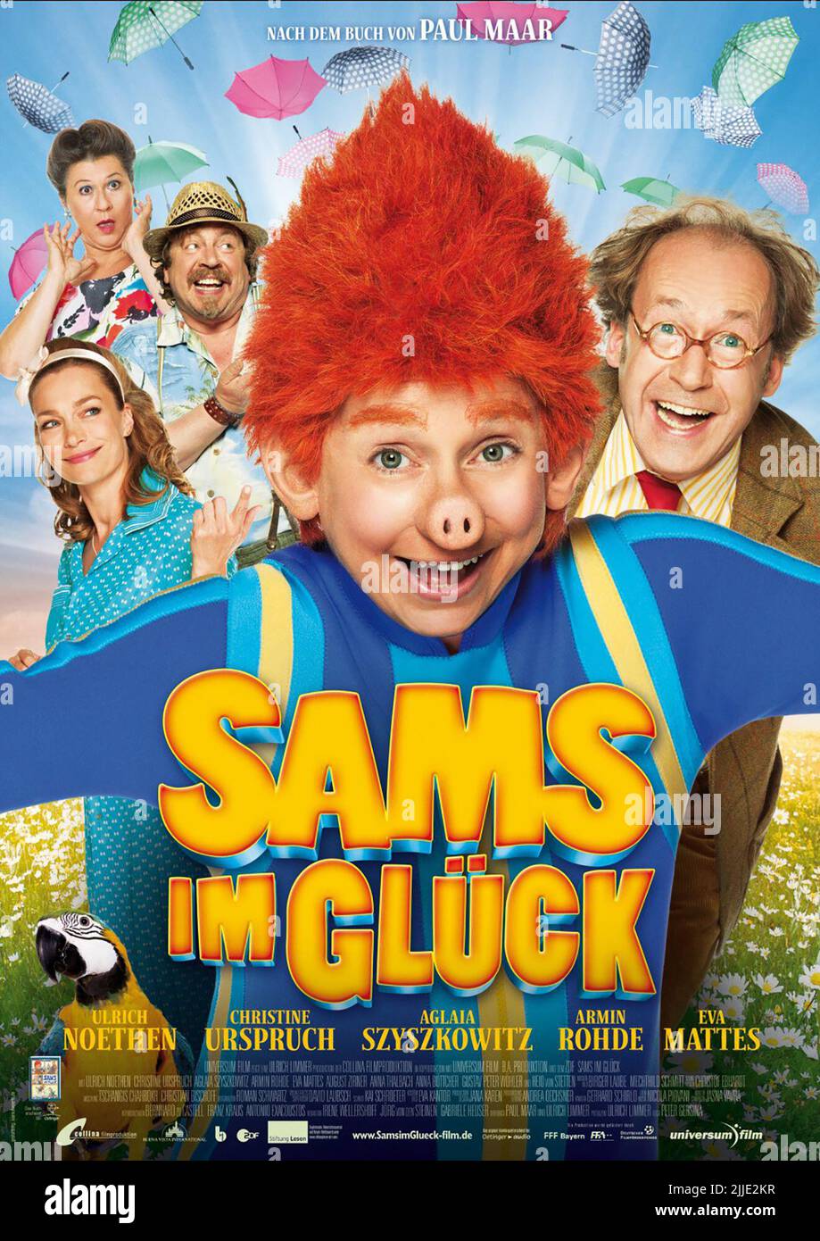 AGLAIA SZYSZKOWITZ, EVA MATTES, ARMIN ROHDE, CHRISTINE URSPRUCH, ULRICH NOETHEN, SAMS IM GLÜCK, 2012 Stockfoto