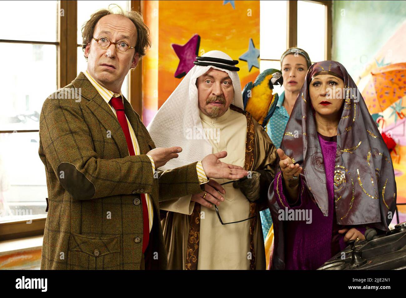 ULRICH NOETHEN, ARMIN ROHDE, AGLAIA SZYSZKOWITZ, EVA MATTES, SAMS IM GLÜCK, 2012 Stockfoto