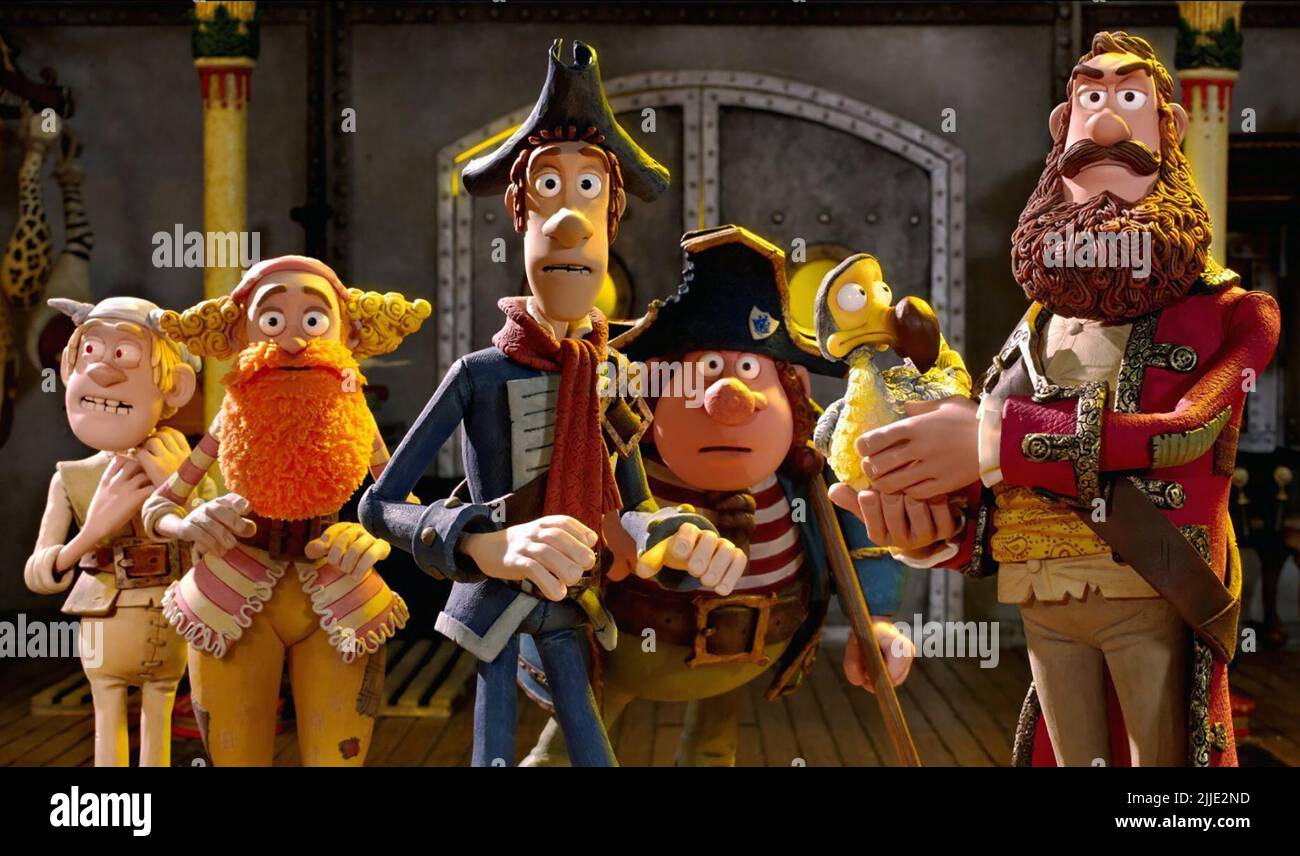 ALBINO PIRAT, kurvenreiche Pirat, Pirat mit Kopftuch, Pirat mit Gicht, Polly, Piraten Kapitän der Piraten! IN EIN ABENTEUER MIT WISSENSCHAFTLER!, 2012 Stockfoto