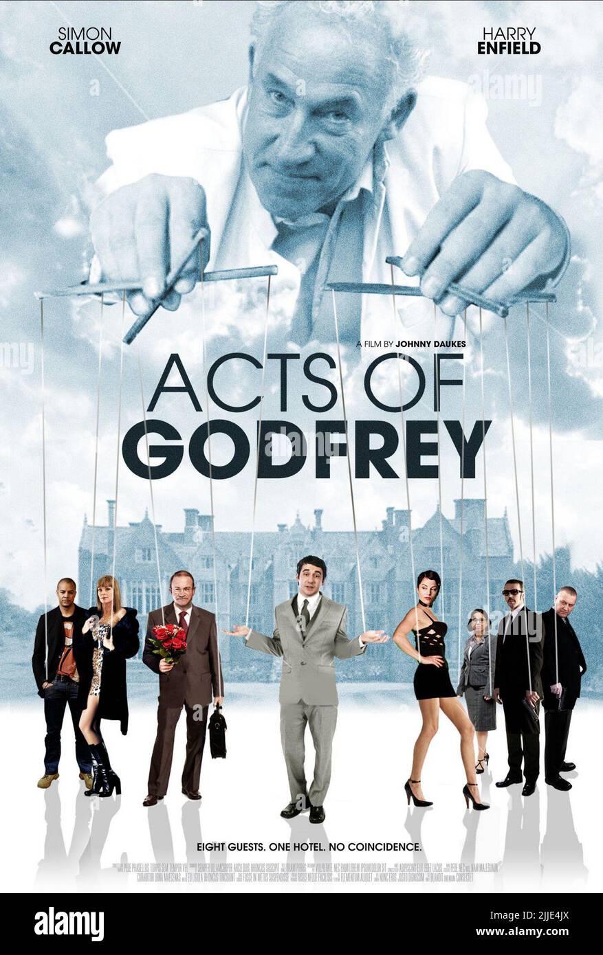 CALLOW, WILDMAN, MACKICHAN, ENFIELD, ROBERTSON, WARING, KAPOOR, SIMPSON, POSTER, ACTS OF GODFREY, 2012 Stockfoto