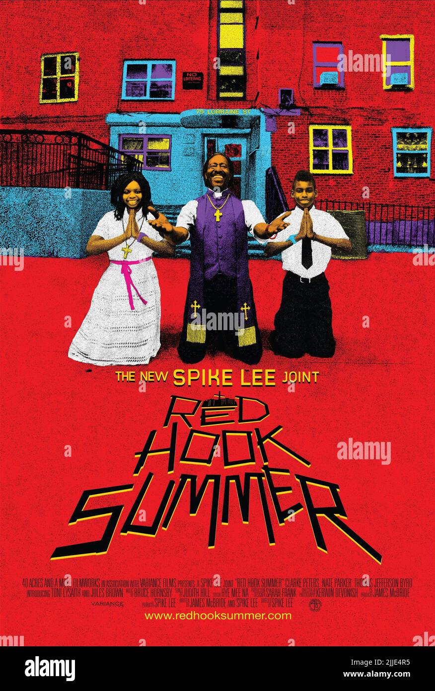 TONI LYSAITH, CLARKE PETERS, JULES BROWN POSTER, RED HOOK SOMMER, 2012 Stockfoto
