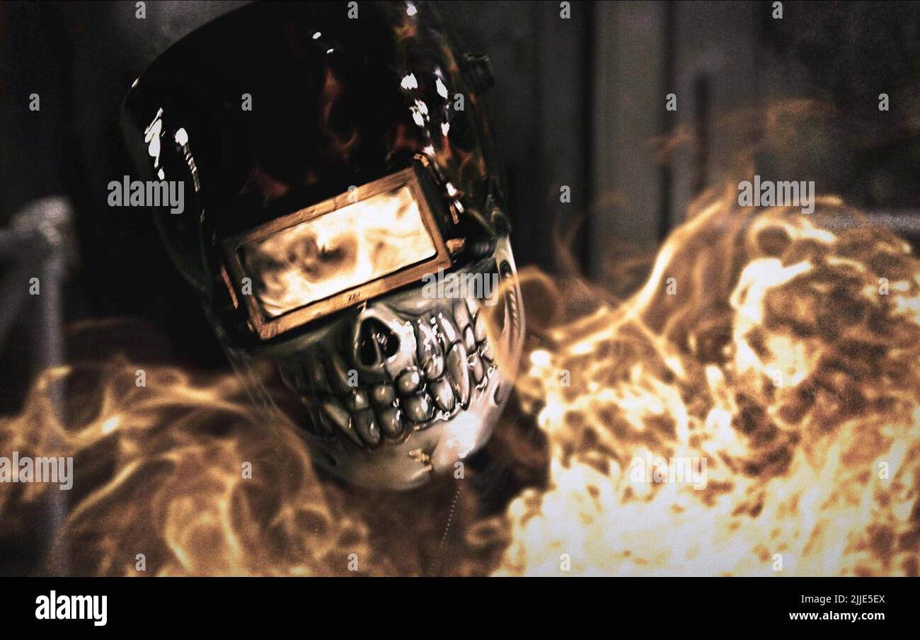 TOTENKOPF MASKE, JOHN STIRBT AM ENDE, 2012 Stockfoto