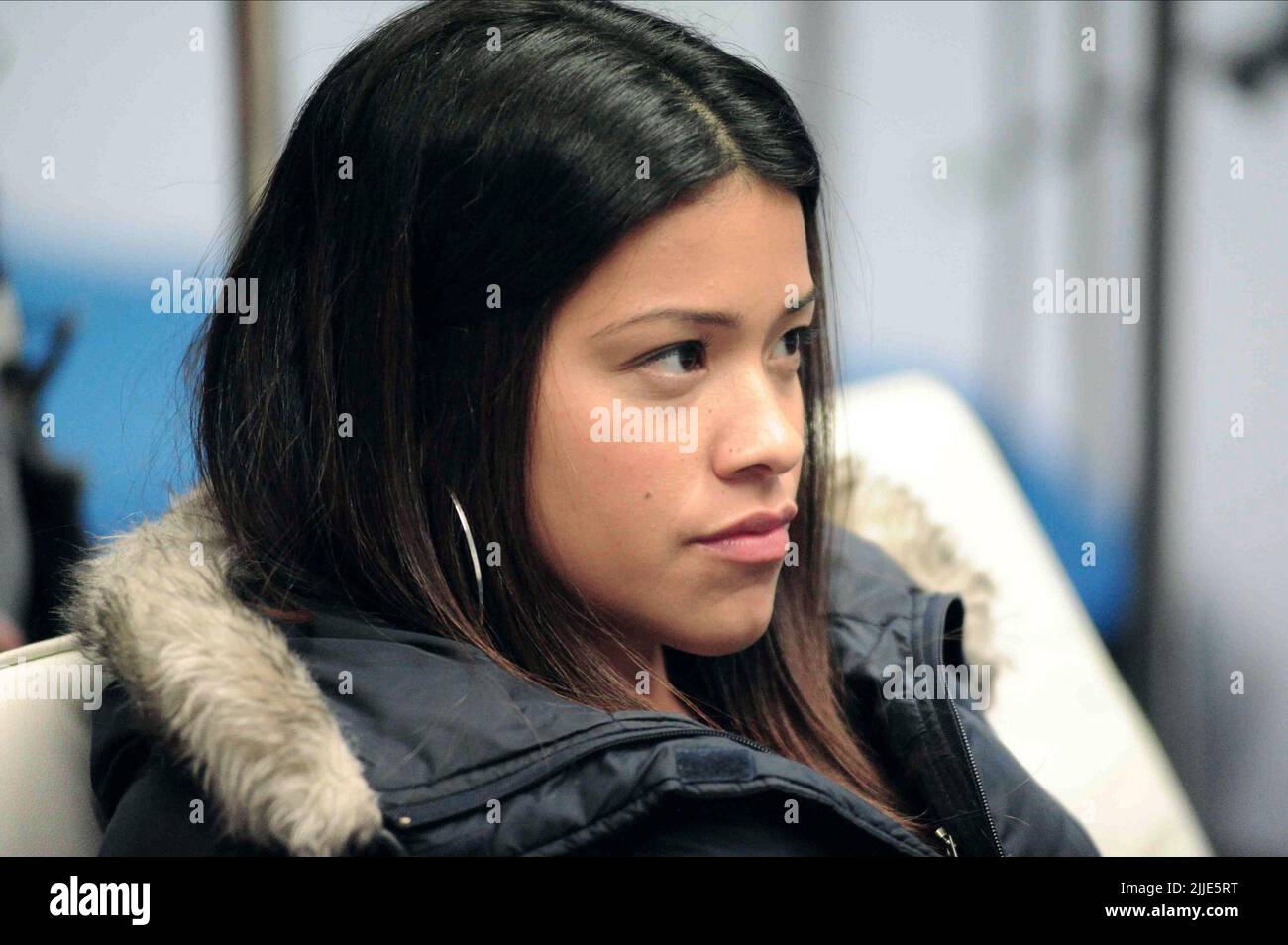 GINA RODRIGUEZ, STUTFOHLEN BRAUN, 2012 Stockfoto