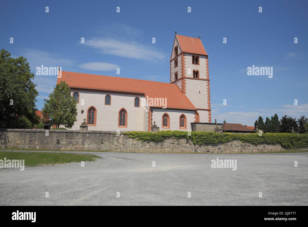 Karolingische St. Johannes der Täufer Kirche in Bad Neustadt ad Saale, Bayern, Deutschland Stockfoto