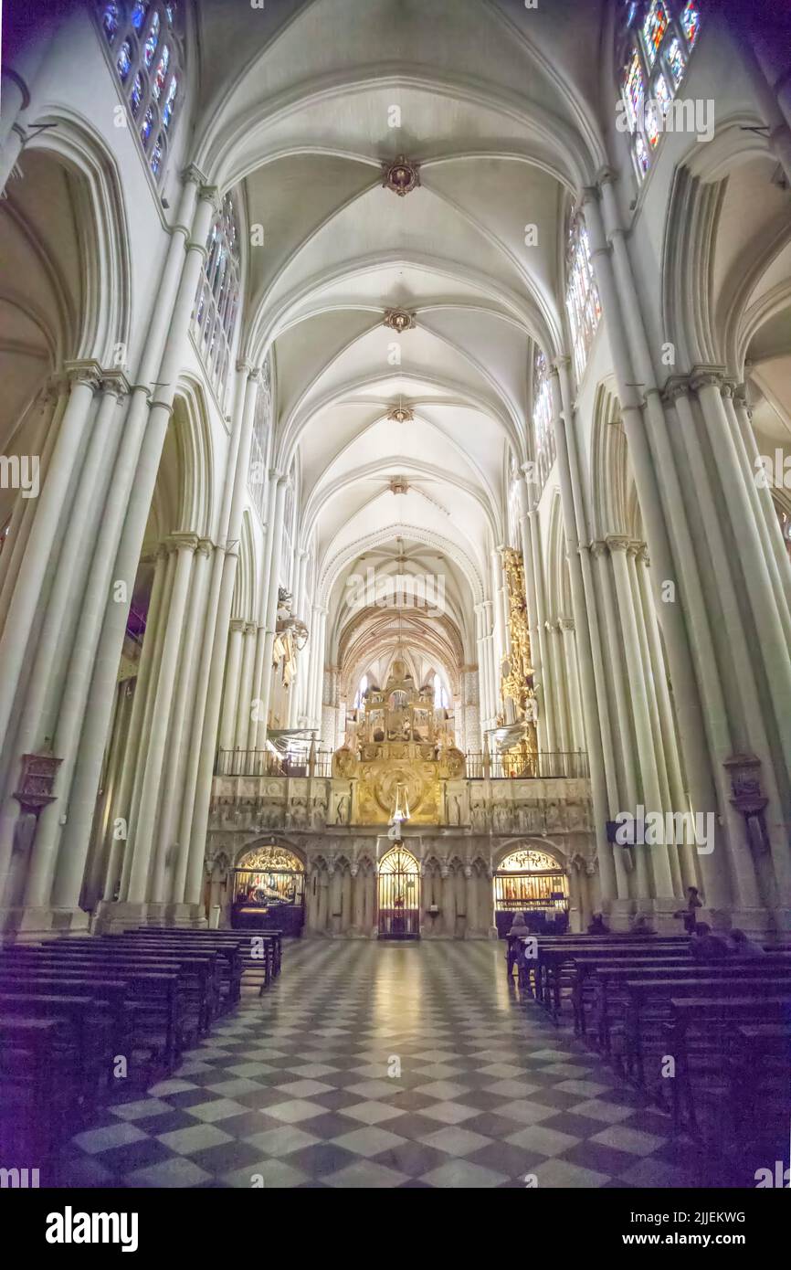Primatial Cathedral of Saint Mary of Toledo in Toledo, Spanien Stockfoto
