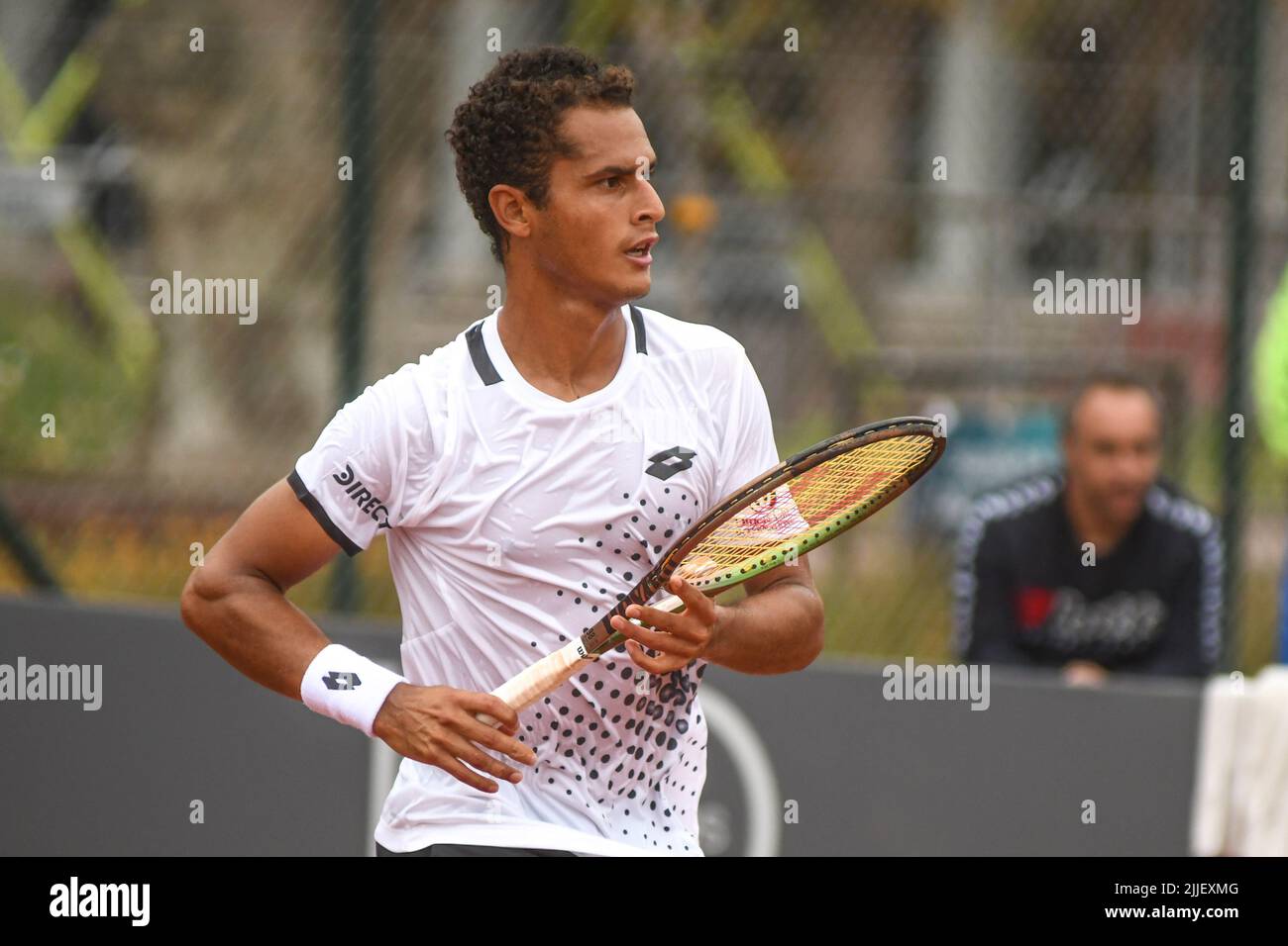 Juan Pablo Varillas (Peru). Legión Sudamericana Challenger, Buenos Aires II. Club Náutico Hacoaj. Stockfoto