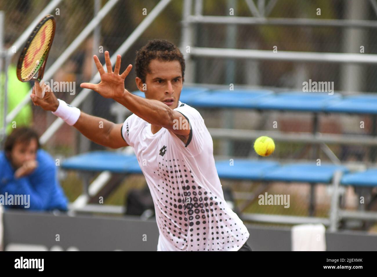 Juan Pablo Varillas (Peru). Legión Sudamericana Challenger, Buenos Aires II. Club Náutico Hacoaj. Stockfoto
