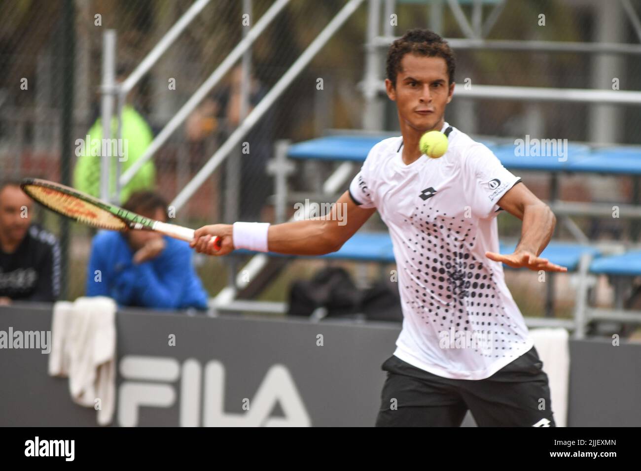 Juan Pablo Varillas (Peru). Legión Sudamericana Challenger, Buenos Aires II. Club Náutico Hacoaj. Stockfoto