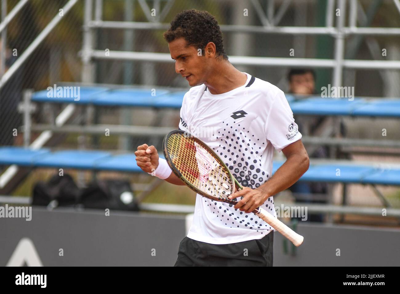 Juan Pablo Varillas (Peru). Legión Sudamericana Challenger, Buenos Aires II. Club Náutico Hacoaj. Stockfoto