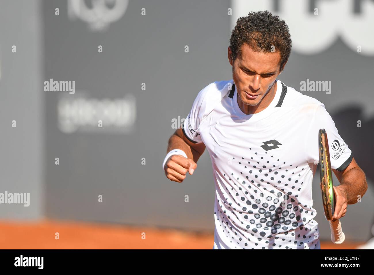 Juan Pablo Varillas (Peru). Legión Sudamericana Challenger, Buenos Aires II. Club Náutico Hacoaj. Stockfoto