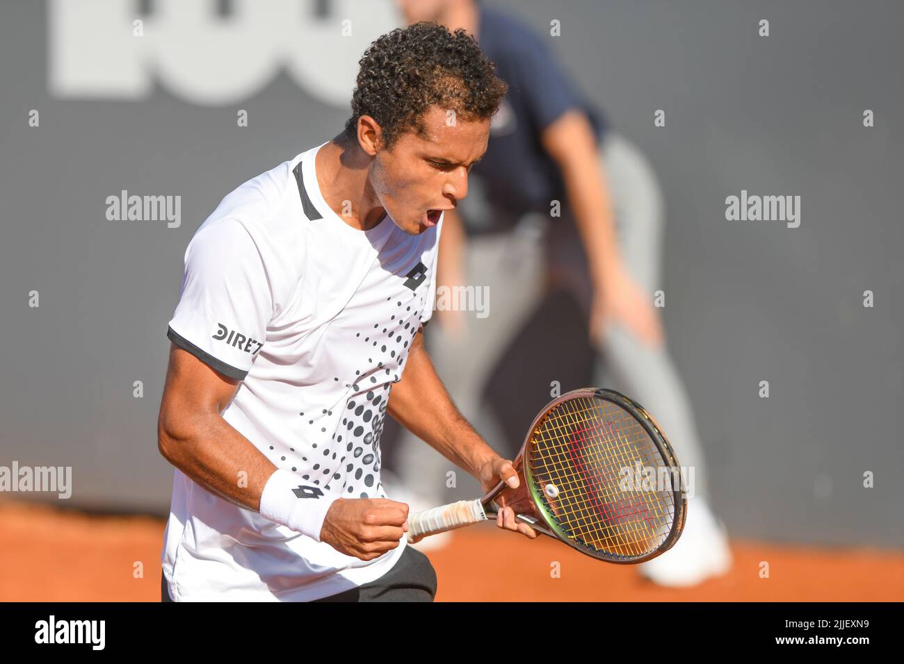 Juan Pablo Varillas (Peru). Legión Sudamericana Challenger, Buenos Aires II. Club Náutico Hacoaj. Stockfoto