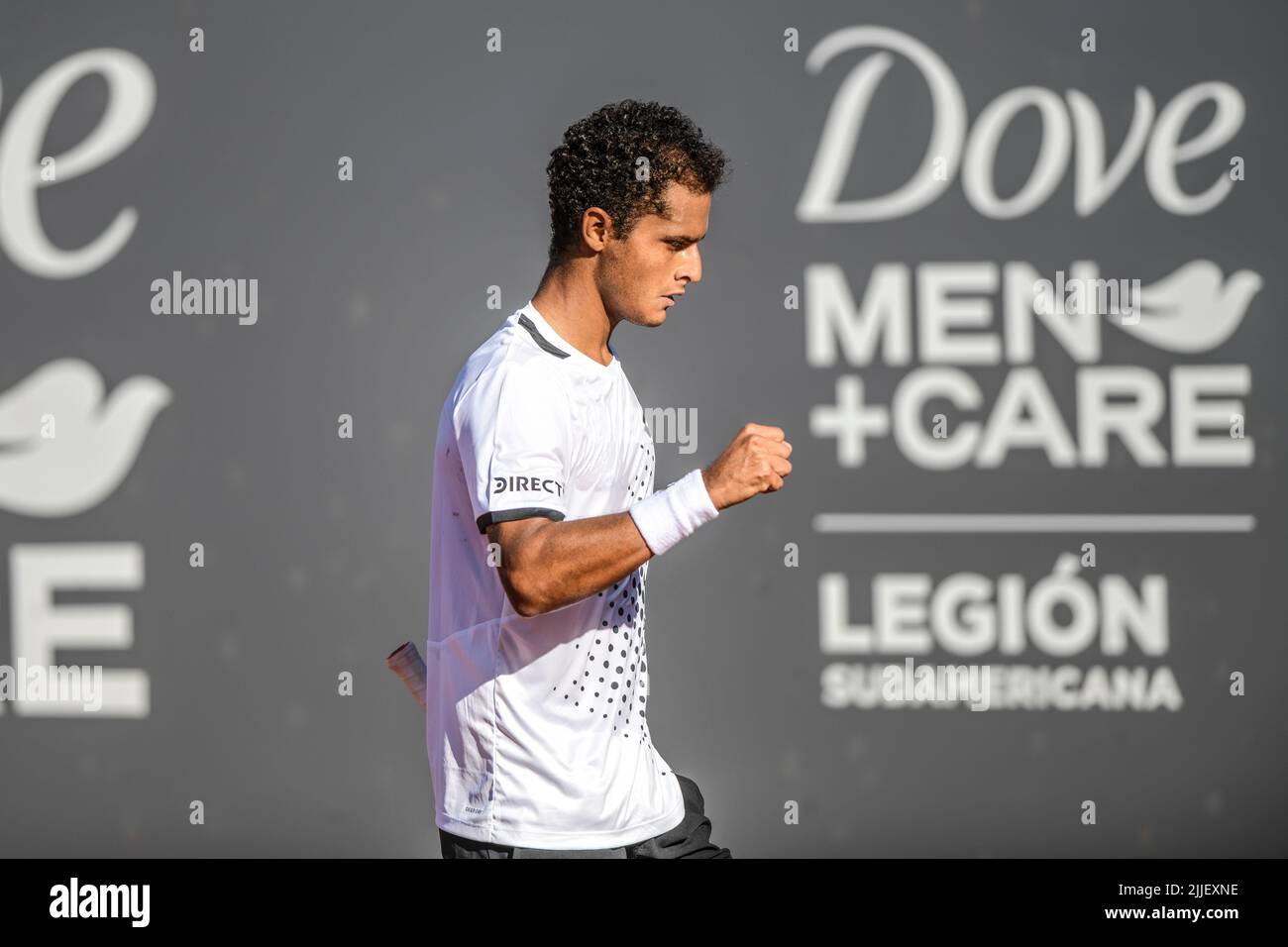 Juan Pablo Varillas (Peru). Legión Sudamericana Challenger, Buenos Aires II. Club Náutico Hacoaj. Stockfoto