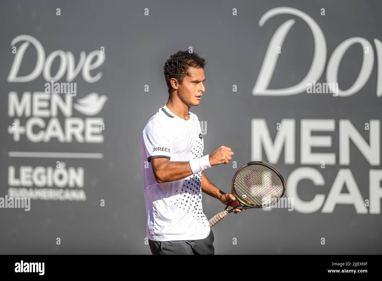 Juan Pablo Varillas (Peru). Legión Sudamericana Challenger, Buenos Aires II. Club Náutico Hacoaj. Stockfoto