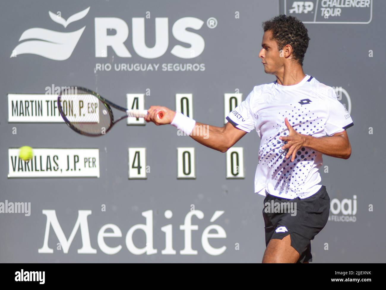 Juan Pablo Varillas (Peru). Legión Sudamericana Challenger, Buenos Aires II. Club Náutico Hacoaj. Stockfoto