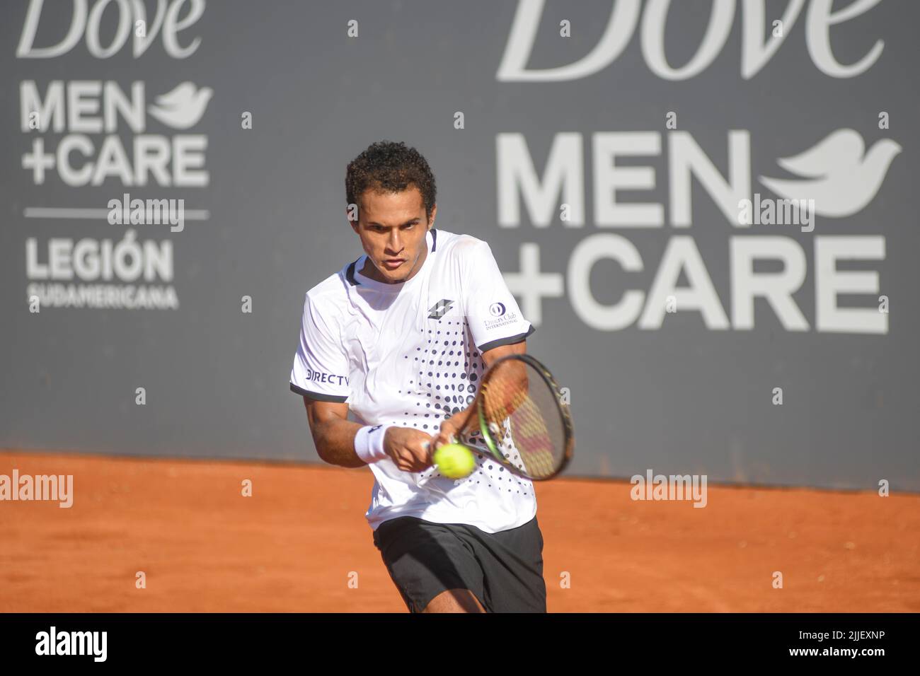 Juan Pablo Varillas (Peru). Legión Sudamericana Challenger, Buenos Aires II. Club Náutico Hacoaj. Stockfoto
