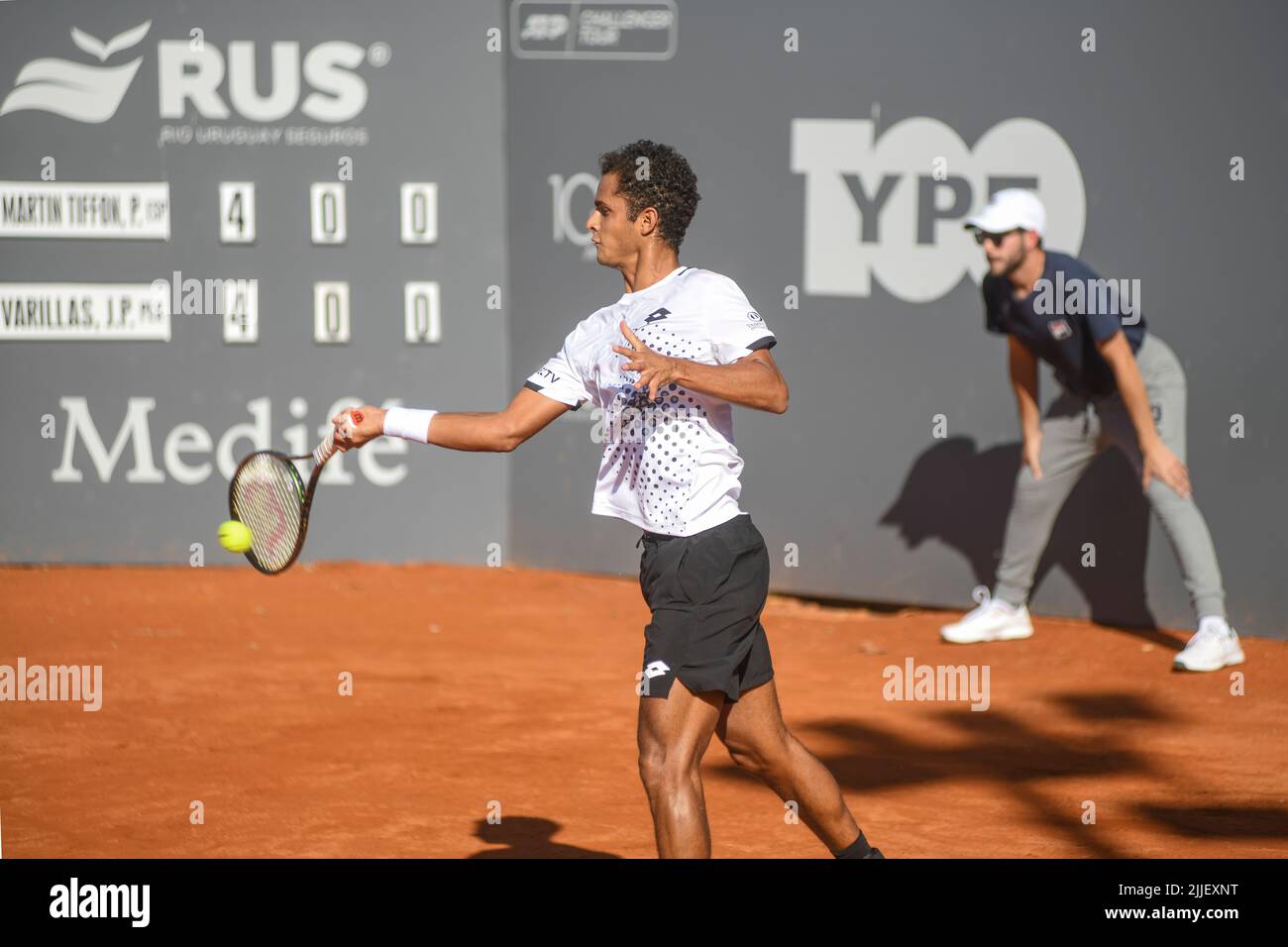 Juan Pablo Varillas (Peru). Legión Sudamericana Challenger, Buenos Aires II. Club Náutico Hacoaj. Stockfoto