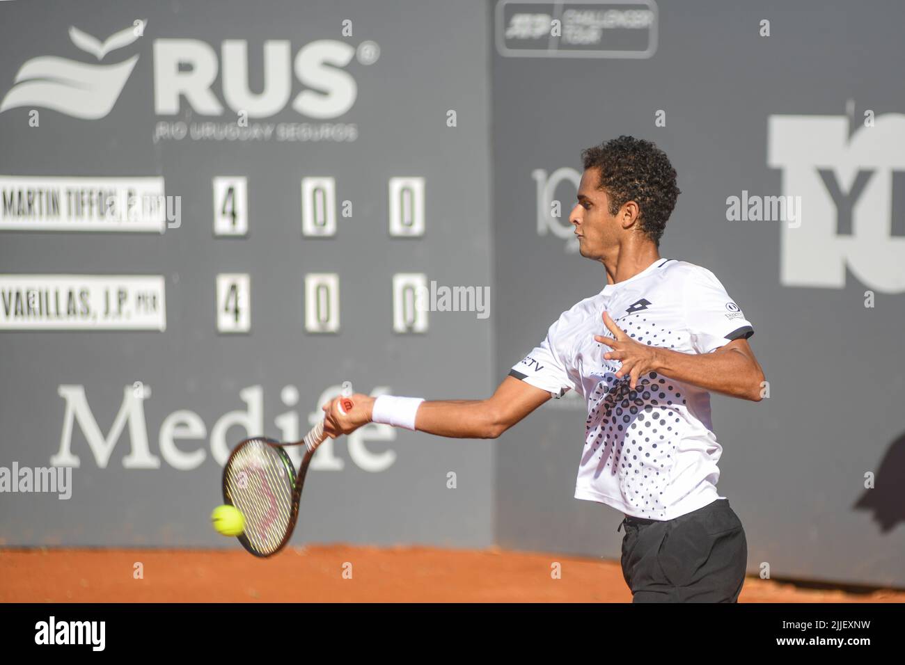 Juan Pablo Varillas (Peru). Legión Sudamericana Challenger, Buenos Aires II. Club Náutico Hacoaj. Stockfoto