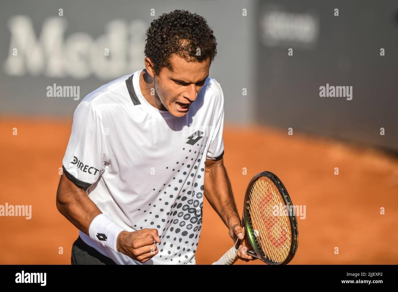 Juan Pablo Varillas (Peru). Legión Sudamericana Challenger, Buenos Aires II. Club Náutico Hacoaj. Stockfoto