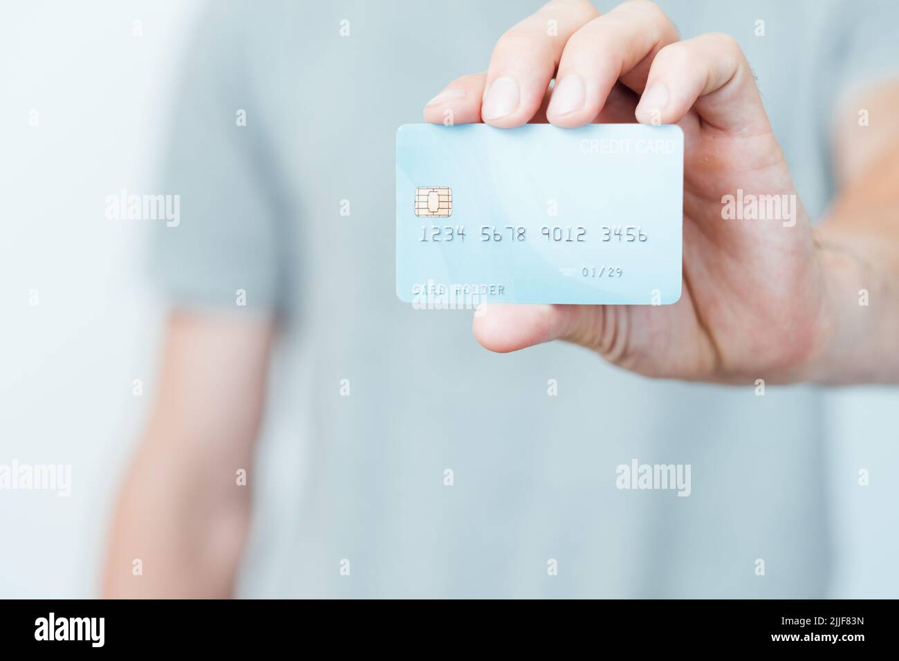 Online-Zahlung Kreditkartenkontenverwaltung Stockfoto