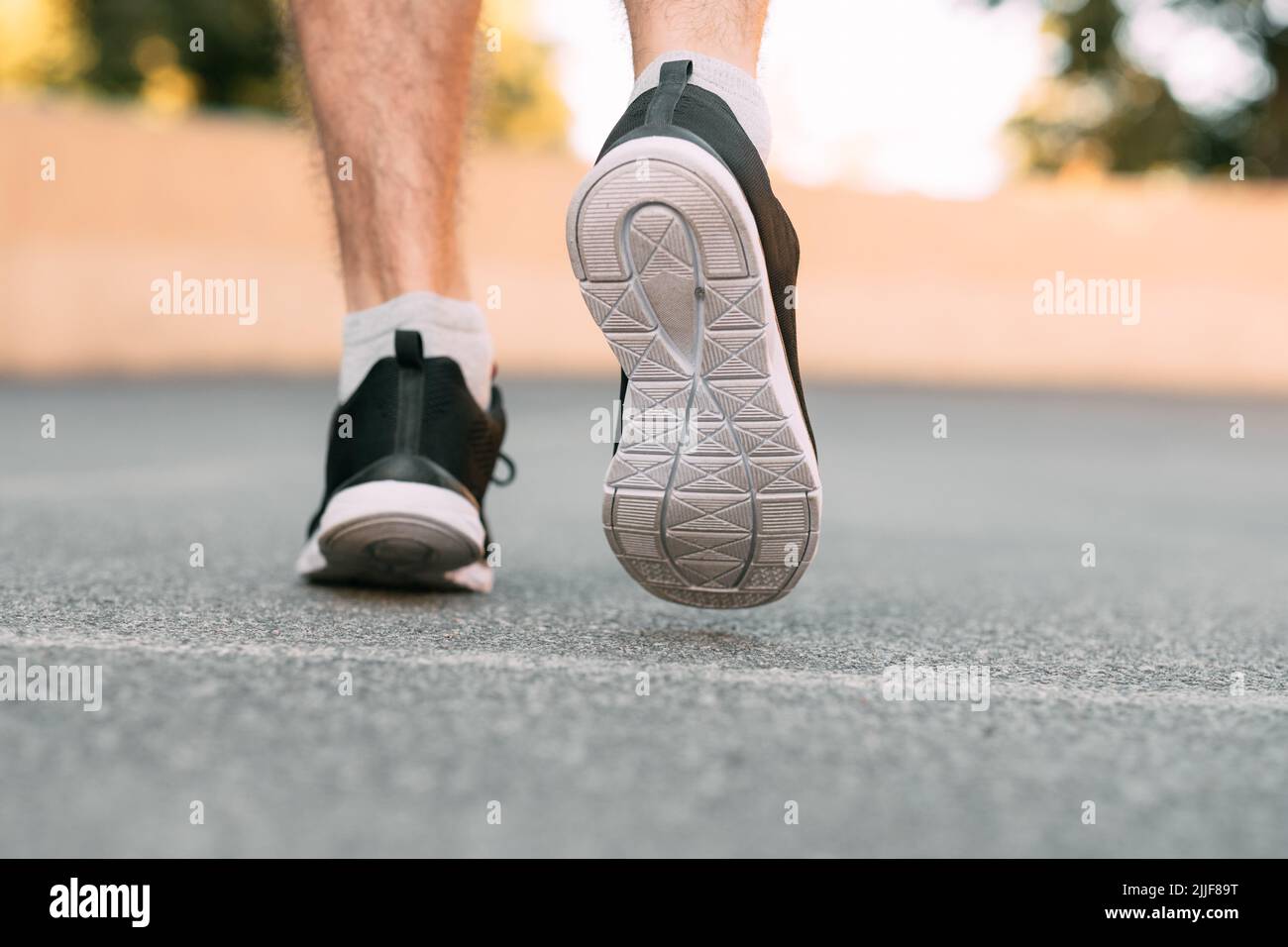 Jogging-Schuhe gesund aktiven Lebensstil Cardio Stockfoto