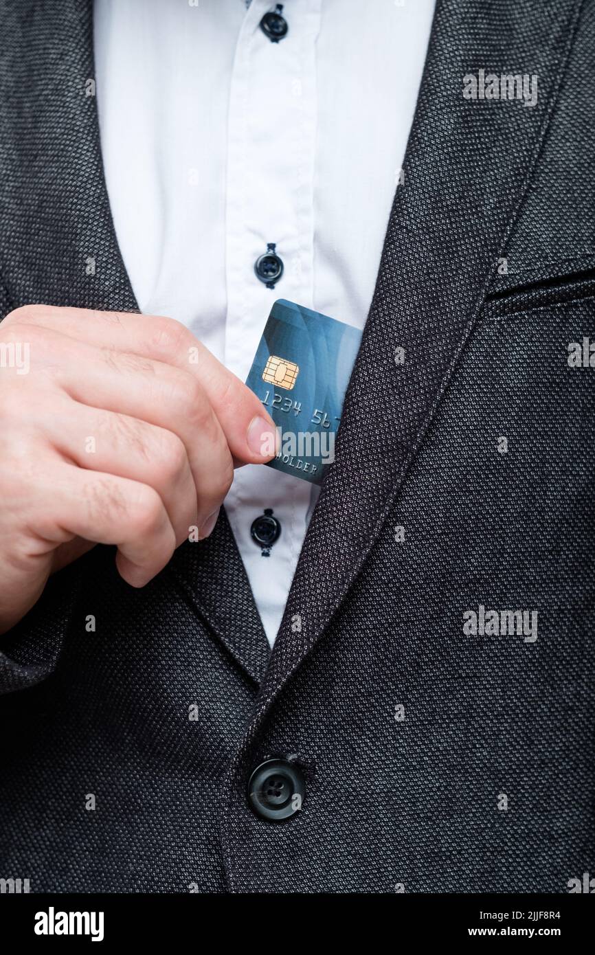 Online-Zahlung Kreditkartenkontenverwaltung Stockfoto