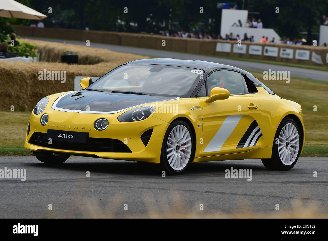 Alpine A110 Tour de Corse 75 Limited Edition, First Glance, eine Gelegenheit, neue Modelle und Konzeptfahrzeuge aus neuer und etablierter Fertigung zu sehen Stockfoto