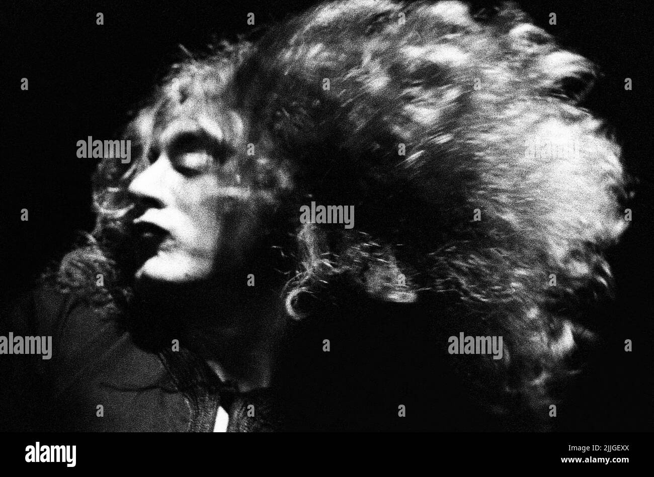 Robert Plant, LED Zeppelin, Konzert im Olympia, 1969 Stockfoto