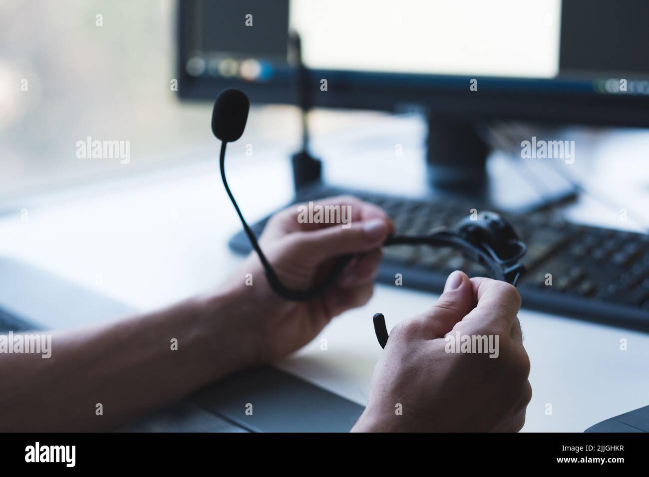 Technische Unterstützung Software-Ingenieur professionelle Karriere Stockfoto