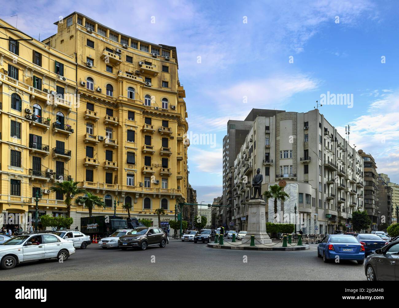 Talaat Harb Square in Kairo Stockfoto