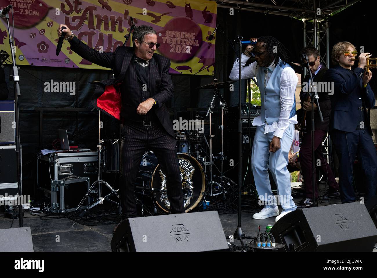 Die Dub Pistols treten beim St. Ann's Well Gardens Festival 2022 auf. 21. Mai 2022 Stockfoto