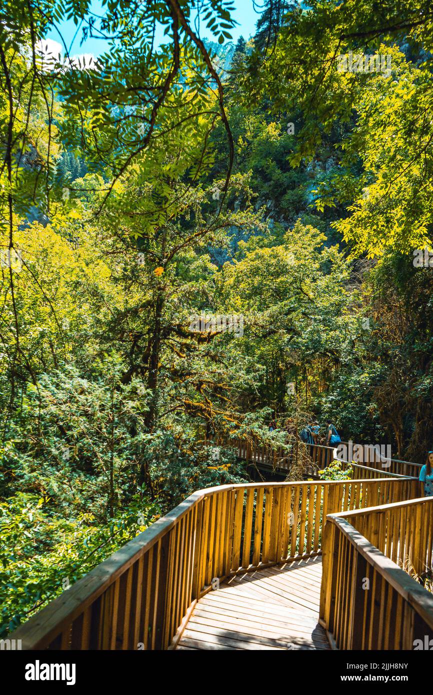 Horma Canyon. Kure Mountains National Park. Wanderweg zum Horma Canyon. Türkei Reisen. Pinarbasi, Kastamonu, Türkei Stockfoto