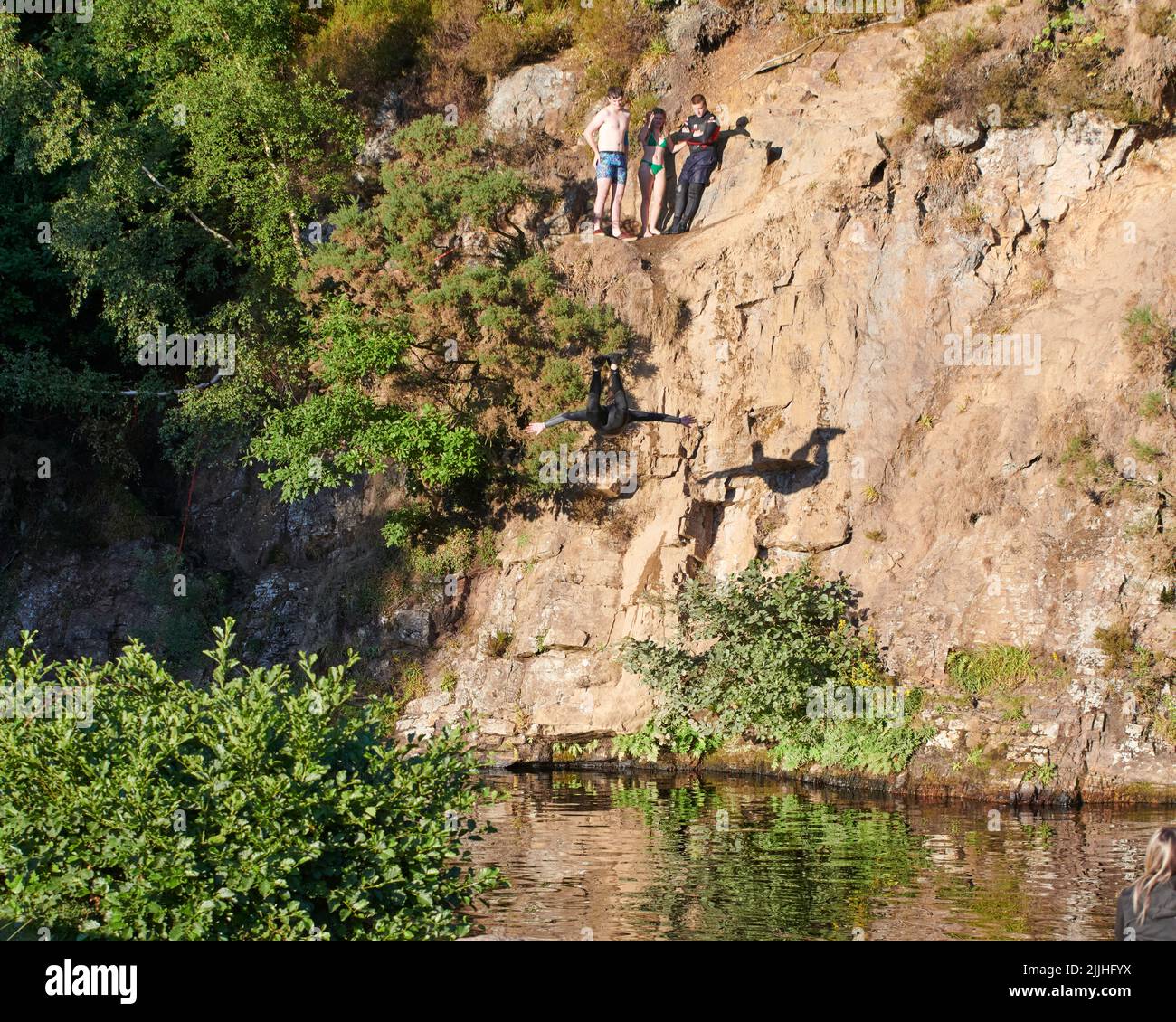 Dartmoor National Park, Großbritannien, 26 Jul, 2022, Klarer Himmel und warm am frühen Abend in Spitchwick. Kredit: Will Tudor/Alamy Live Nachrichten Stockfoto