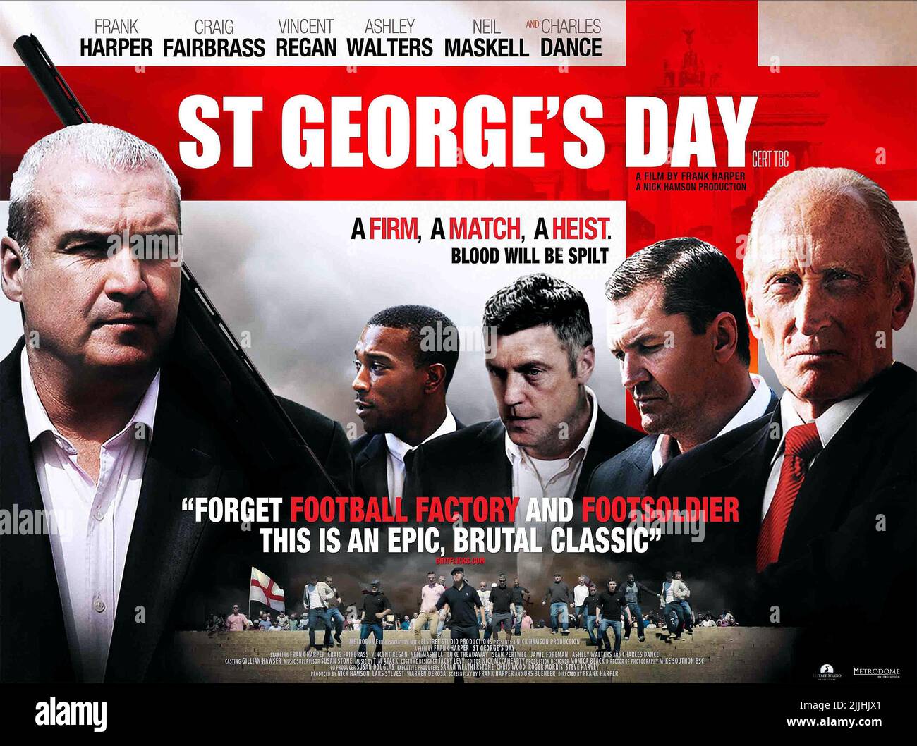 HARPER, WALTERS, REGAN, FAIRBRASS, Poster, ST GEORGE'S DAY, 2012 Stockfoto