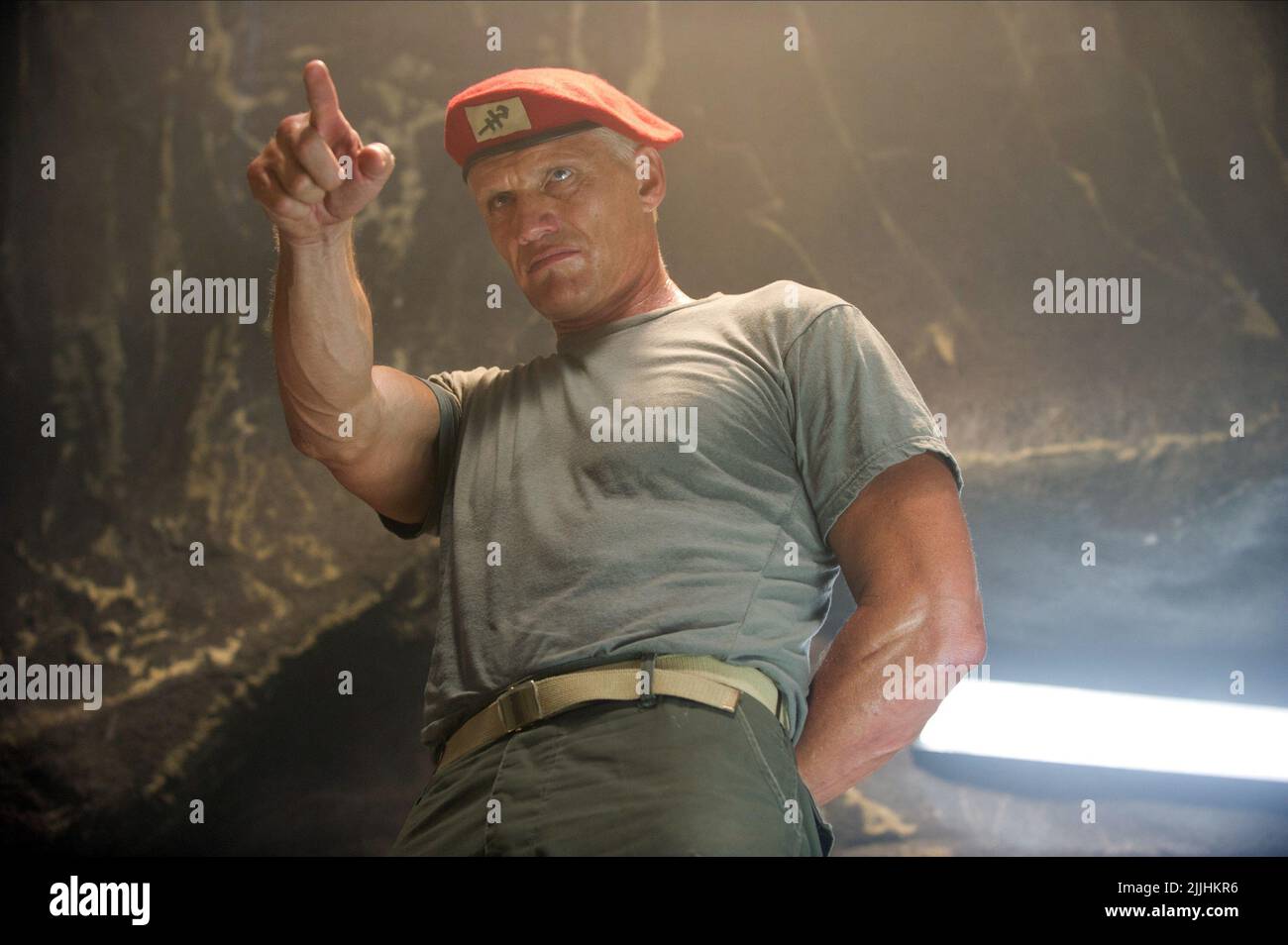 DOLPH LUNDGREN, Universal Soldier: Tag der Abrechnung, 2012 Stockfoto