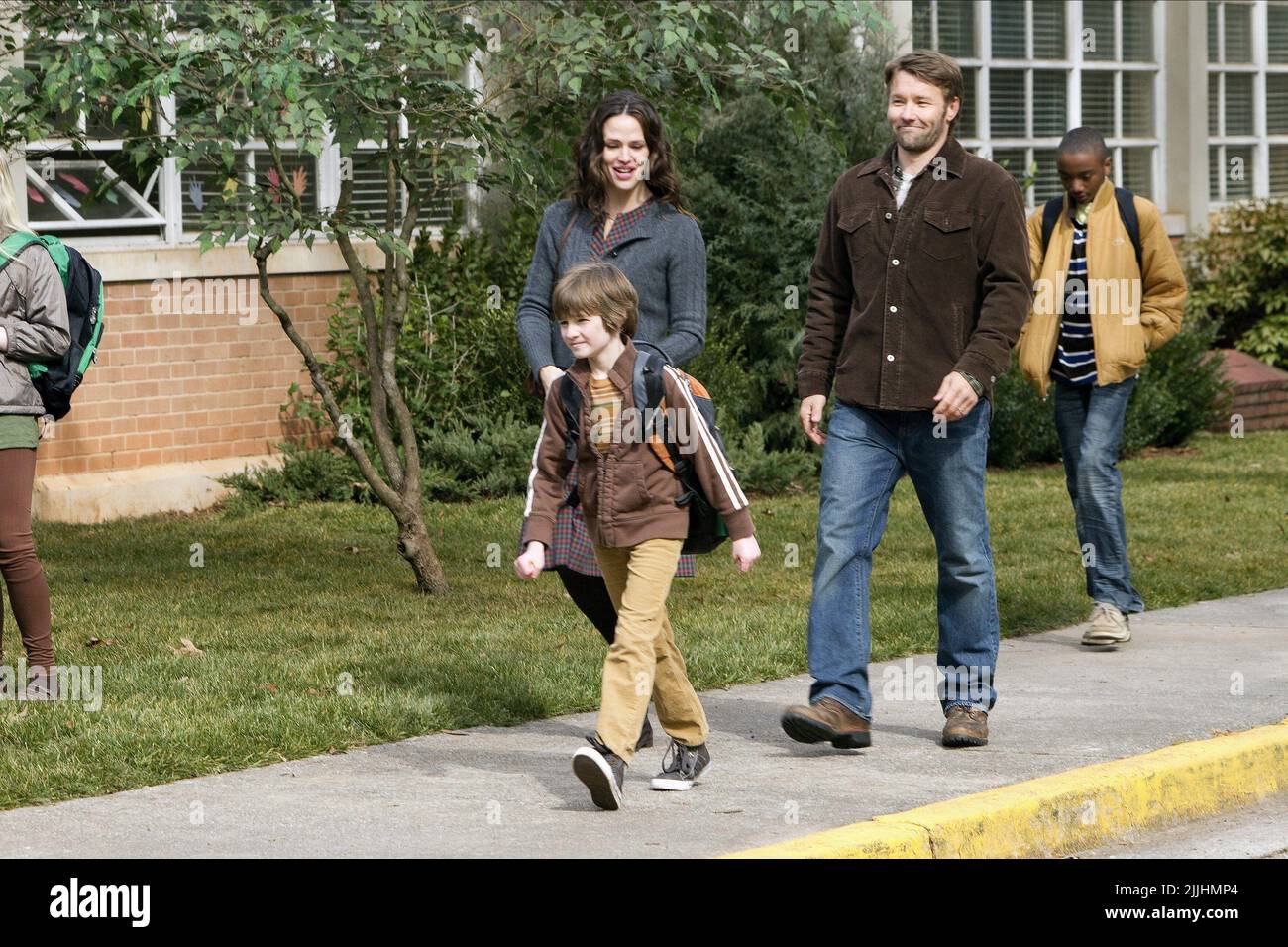 JENNIFER GARNER, Cameron "CJ" ADAMS, Joel Edgerton, die Ungeraden LEBEN VON TIMOTHY GREEN, 2012 Stockfoto