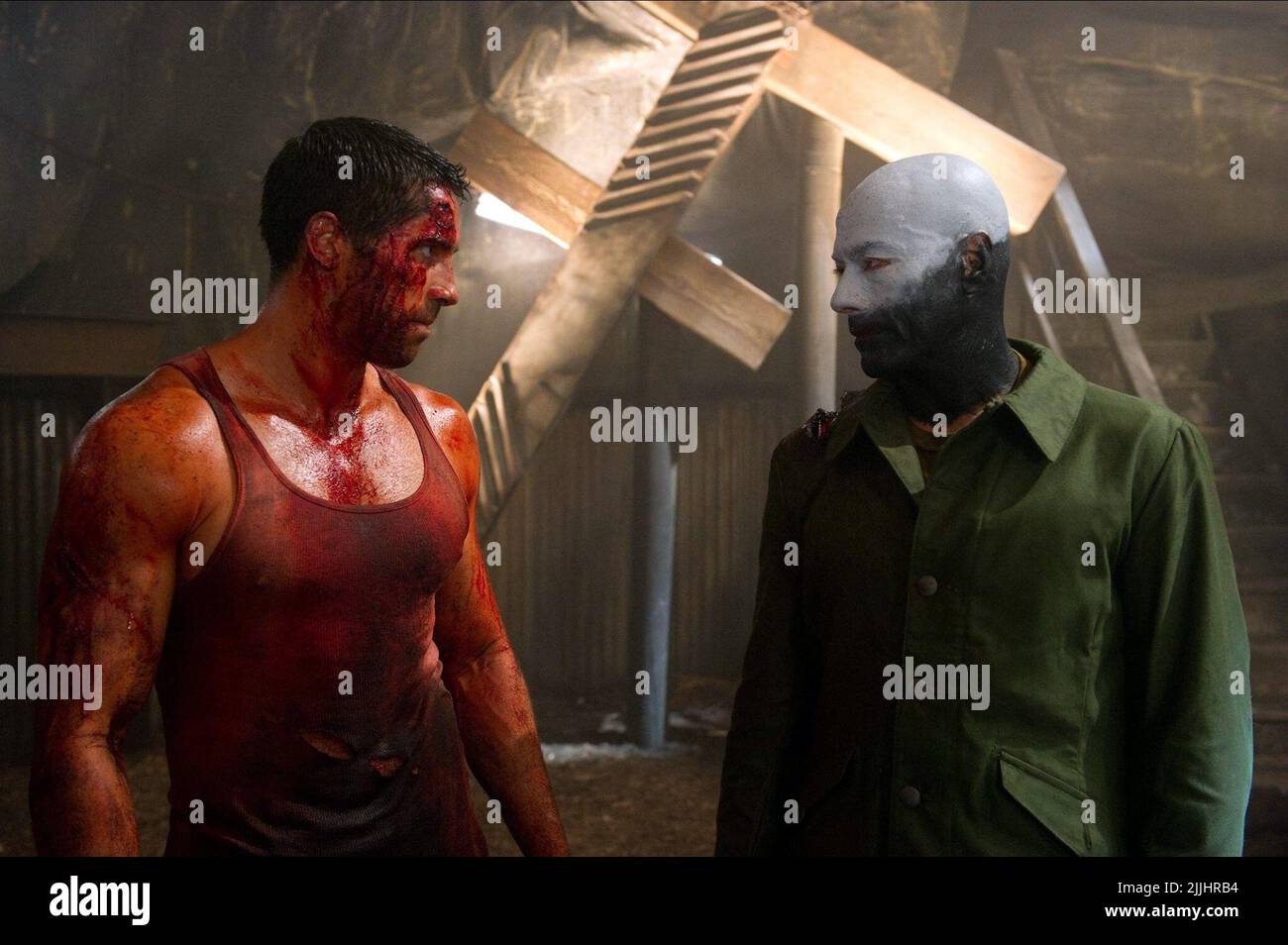 SCOTT ADKINS, JEAN-CLAUDE van Damme, Universal Soldier: Tag der Abrechnung, 2012 Stockfoto
