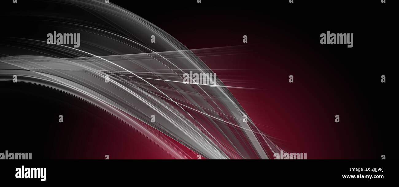 Leistungsstarke wave panorama Hintergrund design Illustration Stockfoto