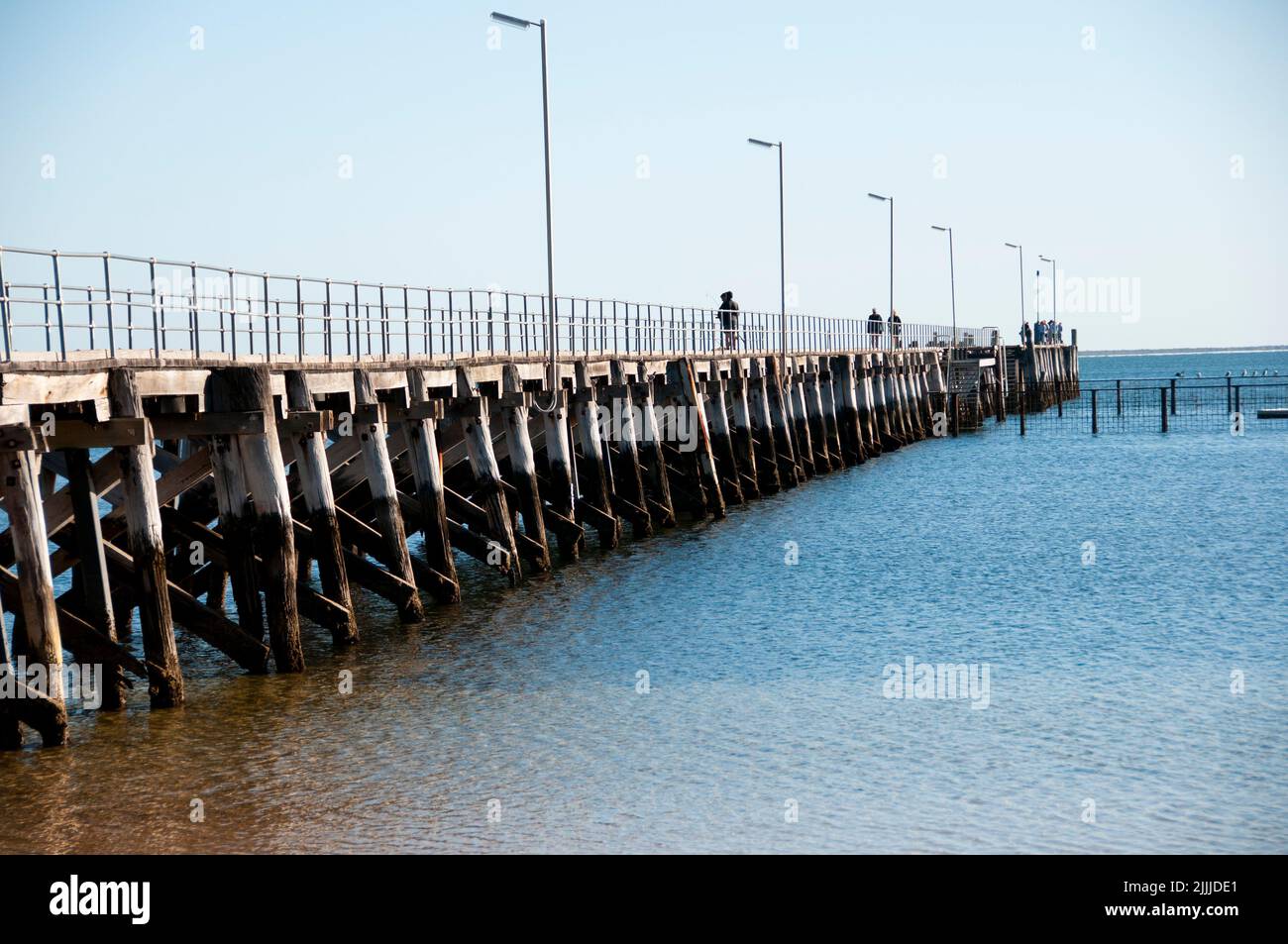 Steg in Ceduna - South Australia Stockfoto